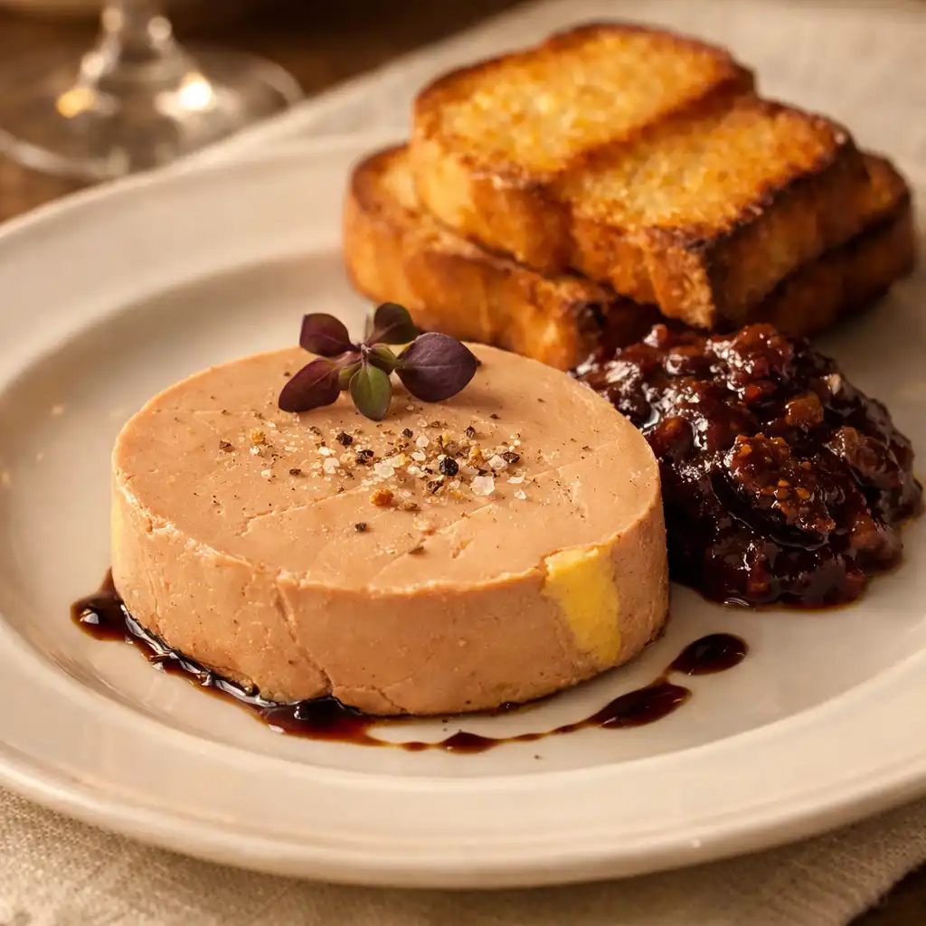 Foie gras maison au chutney de figues
