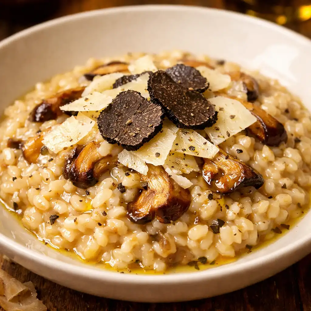 Risotto aux cèpes et parmesan